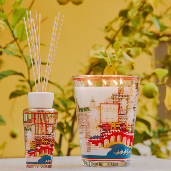 Monaco Candle <br> 
Lemon, Sea Salt, Musk
<br> Limited Edition
<br> (H 16) cm