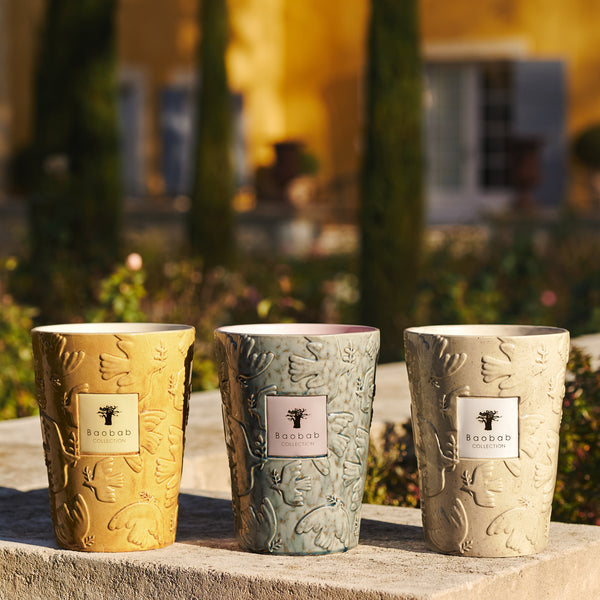Paz Colombe Candle <br> Orange Blossom, Leather, Patchouli <br> Limited Edition <br> (H 35) cm