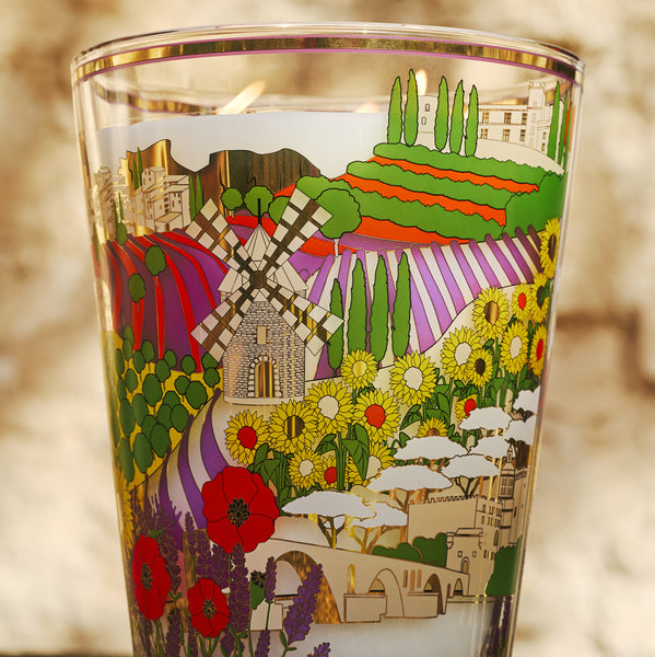 Provence Candle <br> 
Fennel, Lavender, Amber
<br> Limited Edition
<br> (H 24) cm