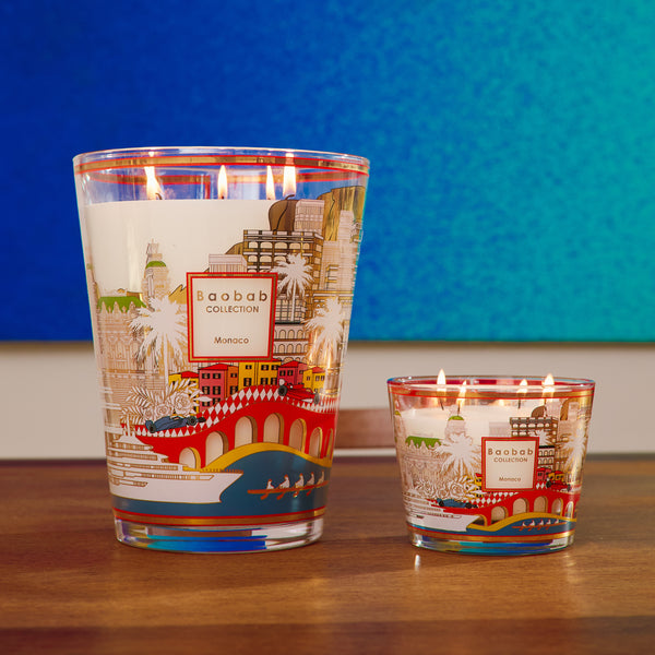 Monaco Candle <br> 
Lemon, Sea Salt, Musk
<br> Limited Edition
<br> (H 10) cm