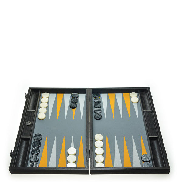 Canary Yellow Minimalist Art <br> Backgammon Set <br> (47 x 29) cm