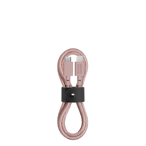 Belt Cable Rose <br> USB-C to Lightning <br> 1.2 m