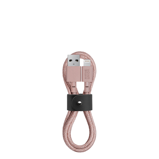 Belt Cable Rose <br> USB-A to Lightning <br> 1.2 m