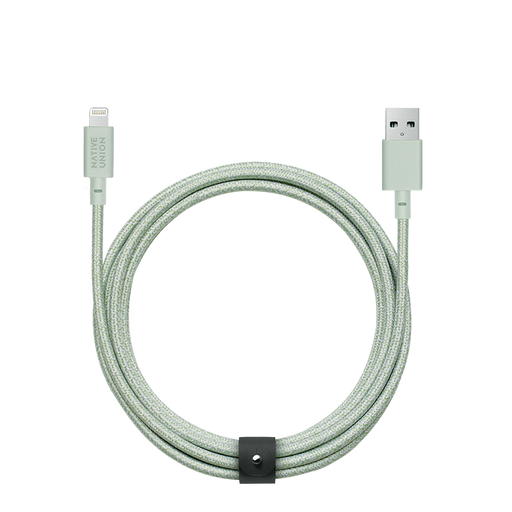 Belt Cable Sage <br> USB-A to Lightning <br> 3 m