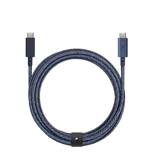 Belt Cable Indigo <br> USB-C to USB-C <br> 2.4 m