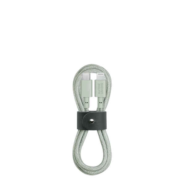 Belt Cable Sage <br> USB-C to Lightning <br> 1.2 m