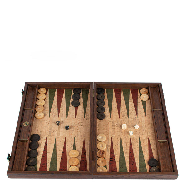 Natural Color Cork <br> Backgammon Set <br> (47 x 29) cm