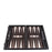 Ebony Burl <br> Backgammon Set <br> (47 x 29) cm