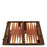 Knitted Leather in Brown <br> Backgammon Set <br> (47 x 29) cm