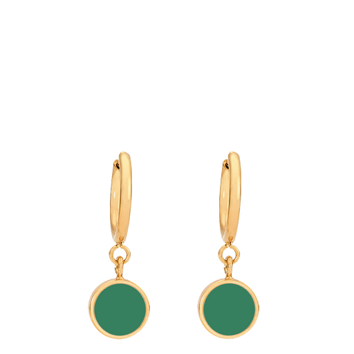 Celestial Earrings <br> 
Bosphorus Green