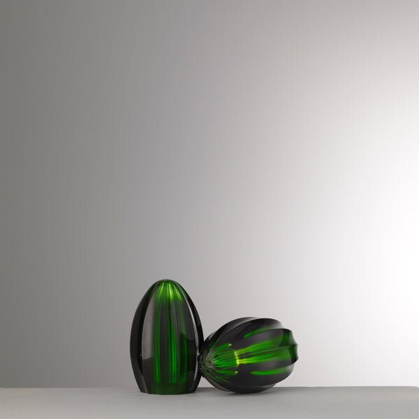 Bonnie & Clyde Salt and Pepper <br> Green <br> Set of 2