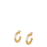 Lumi Pearl Mini Hoop Earrings<br> White Sand