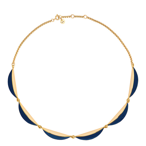 Calisson Necklace <br> Night Blue
