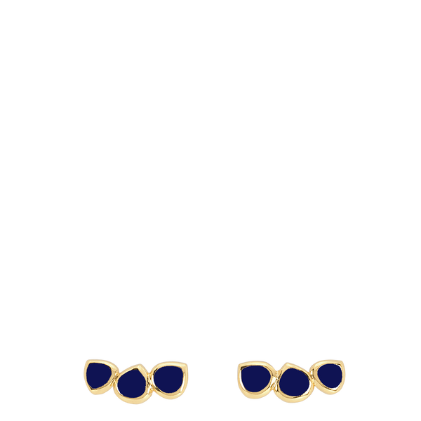Lumi Earrings <br> Midnight Blue