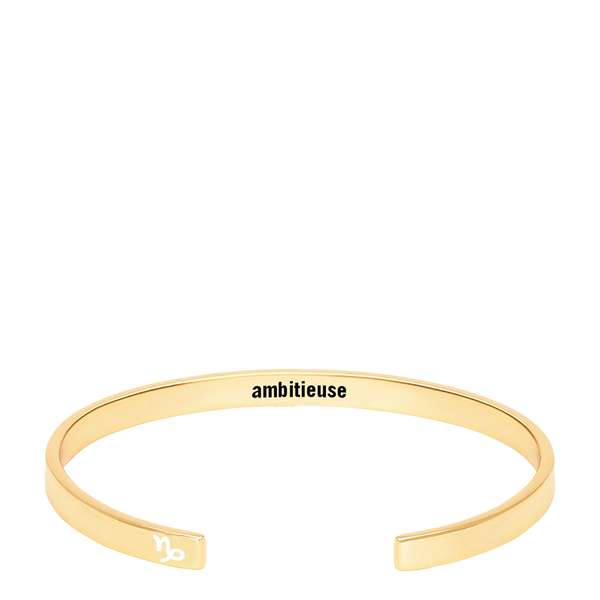 Thin Cuff<br> 
Capricorn
<br> Light Gold