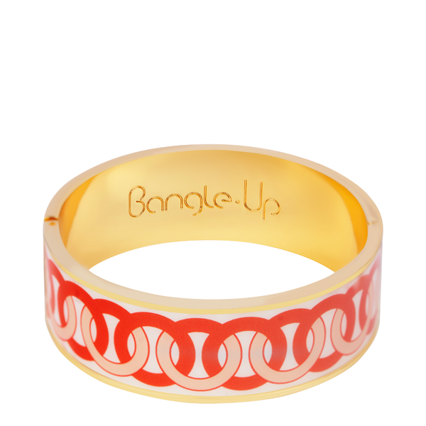 Ring Print Bracelet <br> Orange Tonic <br> (14-16) cm