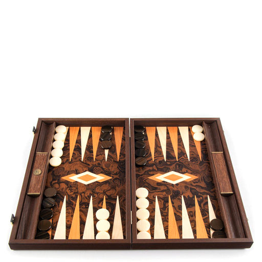 Backgammon <br> California Walnut Burl <br> (48 x 30) cm