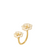 Peony Ring <br>
White Sand