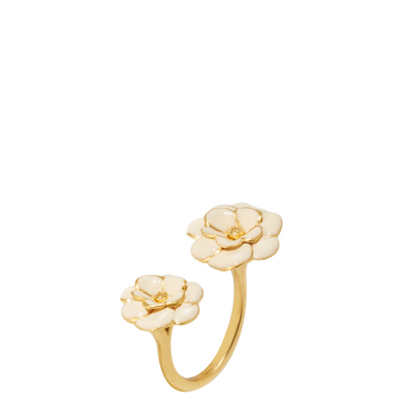 Peony Ring <br>
White Sand