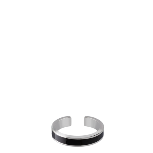 Bangle Ring <br>
Silver / Black