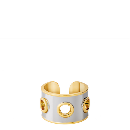 Eyelet Ring <br>
Gold / Silver