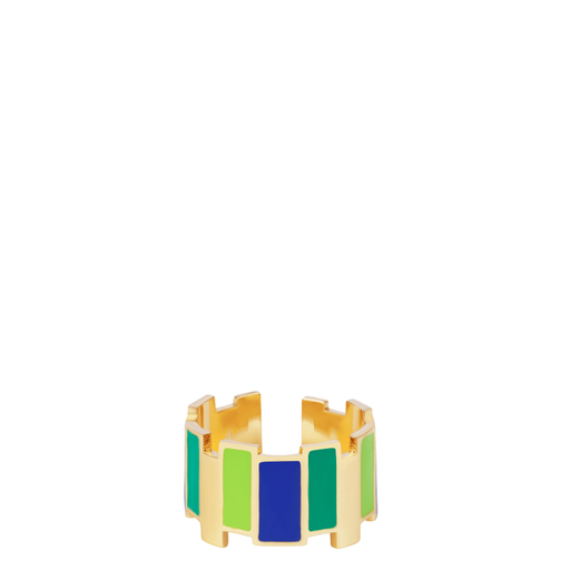 Inès Multicolor Ring <br> 
Blue Ray