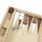 Beige Ostrich <br> Backgammon Set <br> (L 38 x W 24.5) cm