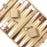 Beige Ostrich <br> Backgammon Set <br> (L 38 x W 24.5) cm