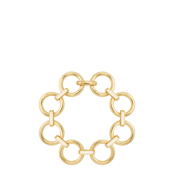 Eyelet Bracelet <br>
White Sand