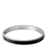 Bangle Bracelet<br>
Silver / Black<br>
(17-19) cm