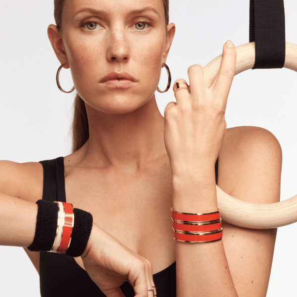 Bangle Bracelet <br>
Tangerine <br>
(17-19) cm