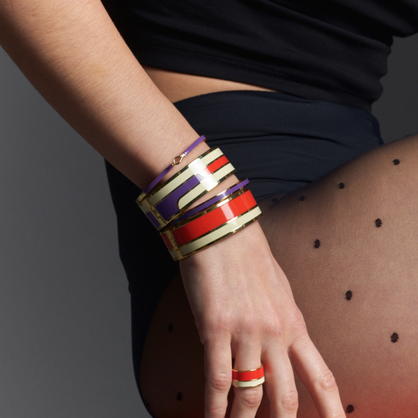 Gaya Bracelet<br>
Deep Purple<br>
(17-19) cm