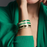 Gaya Bracelet<br>
Simply Green<br>
(14-16) cm