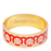 Ring Print Bracelet <br>
Orange Tonic <br>
(17-19) cm