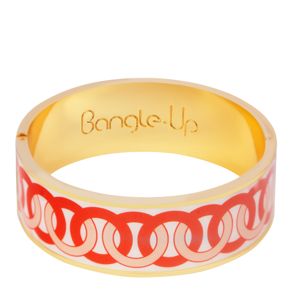 Ring Print Bracelet <br>
Orange Tonic <br>
(17-19) cm