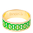 Ring Print Bracelet <br> Green Flash <br> (14-16) cm