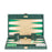 British Green Alligator Wooden <br> Backgammon Set <br> (L 38 x W 24.5) cm