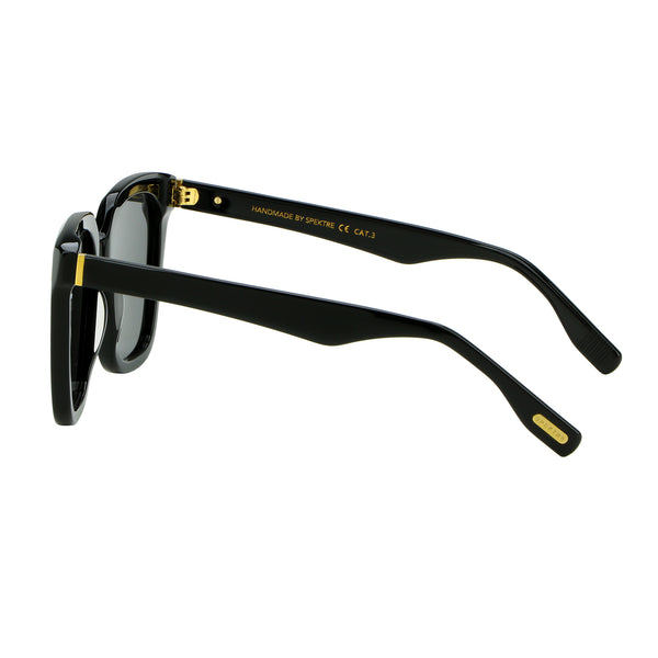 Vera Sunglasses <br> Black Frame <br> Smoke Lenses