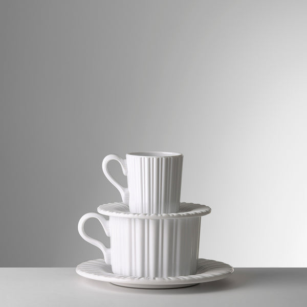 Lucilla Coffee Cup with Saucer <br> Set of 6 <br> 75 ml