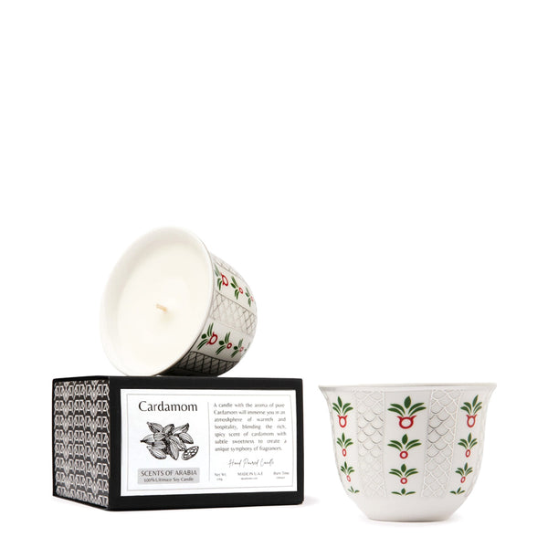 Traditional Silver Candle <br> Cardamon