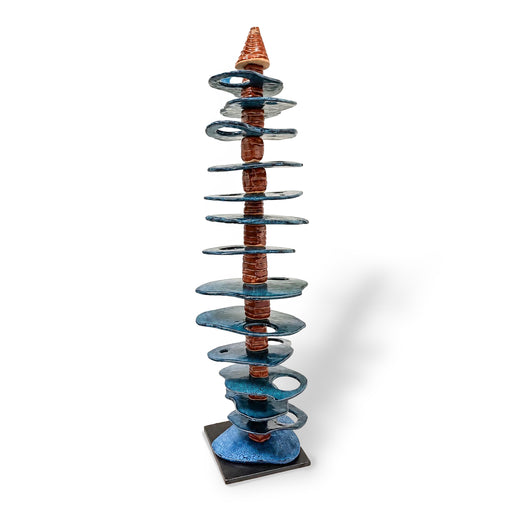 Ceramic Totem <br> (D 23 x W 23 x H 90) cm