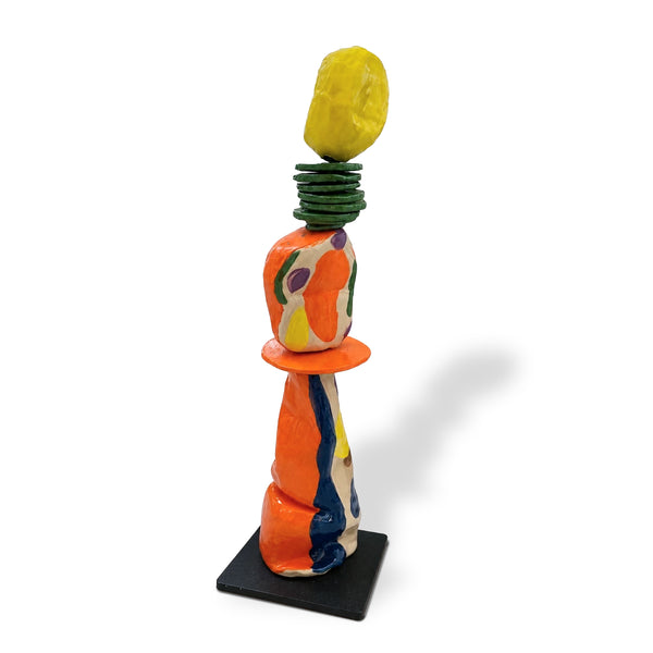 Ceramic Totem <br> (D 23 x W 23 x H 65) cm