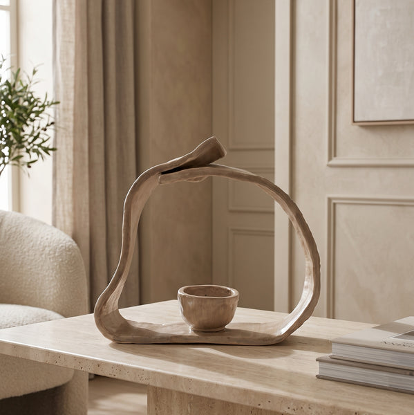 Ceramic Vase <br> (L 33 x W 9 x H 30) cm