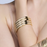 Bangle Bracelet<br> Beige Mastic<br> (14-16) cm