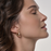 Lumi Pearl Mini Hoop Earrings<br> White Sand