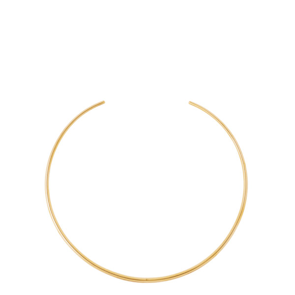 AN-O Torque Necklace <br> 
Gold