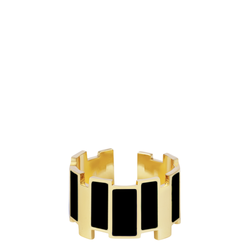 Inès Multicolor Ring <br>
Carbon Black