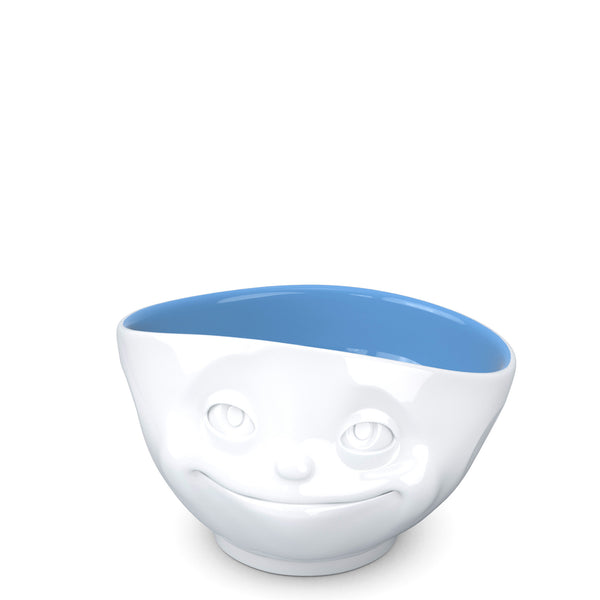 White / Ocean Blue Bowl <br> Crazy in Love <br> 500 ml