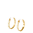 Inès Multi Hoop Earrings<br> White Sand