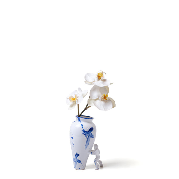 My Superhero Vase <br> Glossy Dutch Blue <br> (H 15) cm